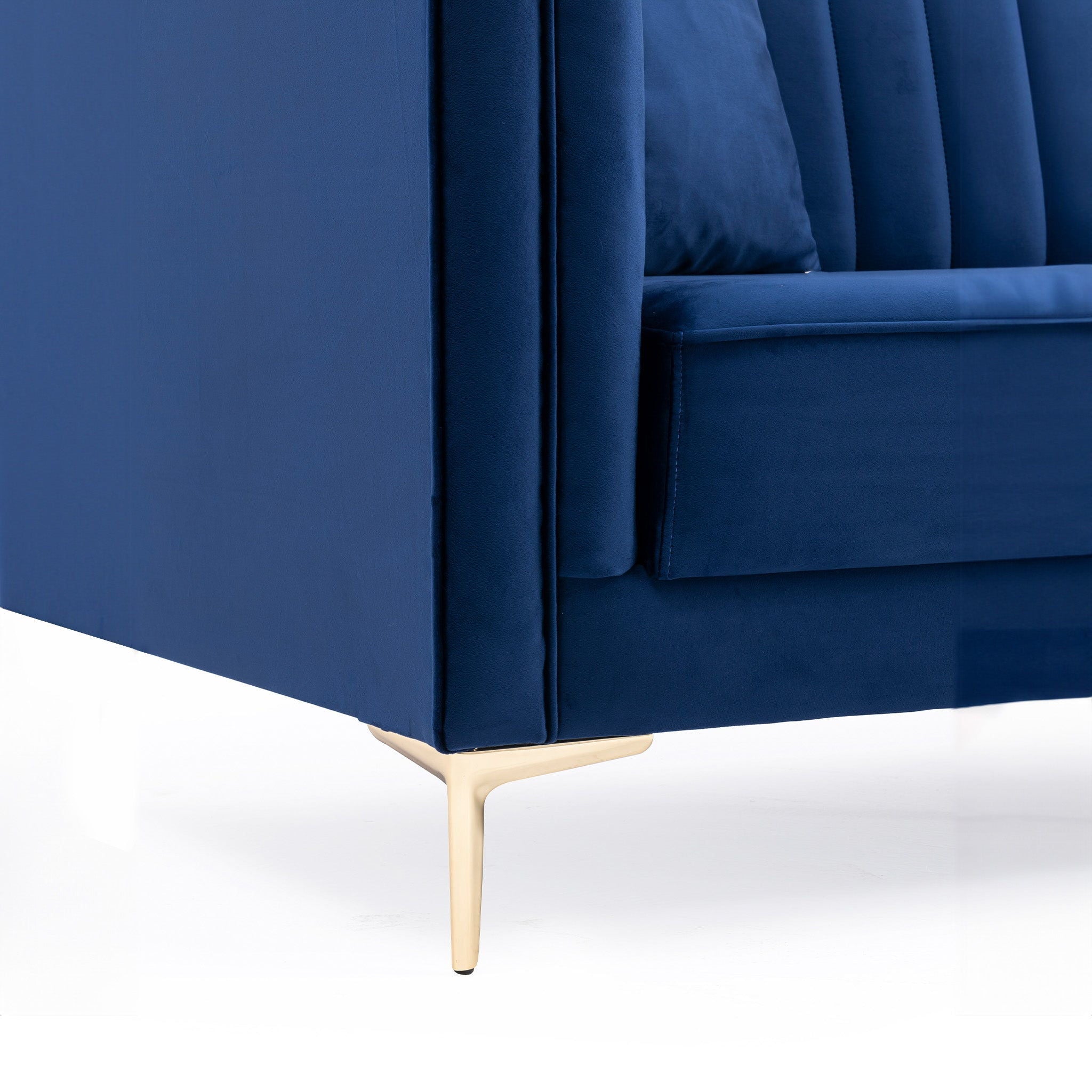 Angelina - Modern Channel Tufted Sofa