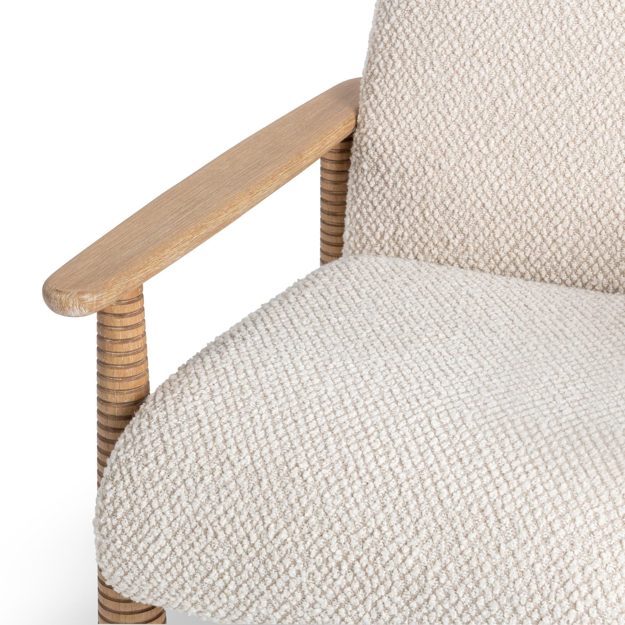 Caprice - Accent Chair - Light Beige / Natural