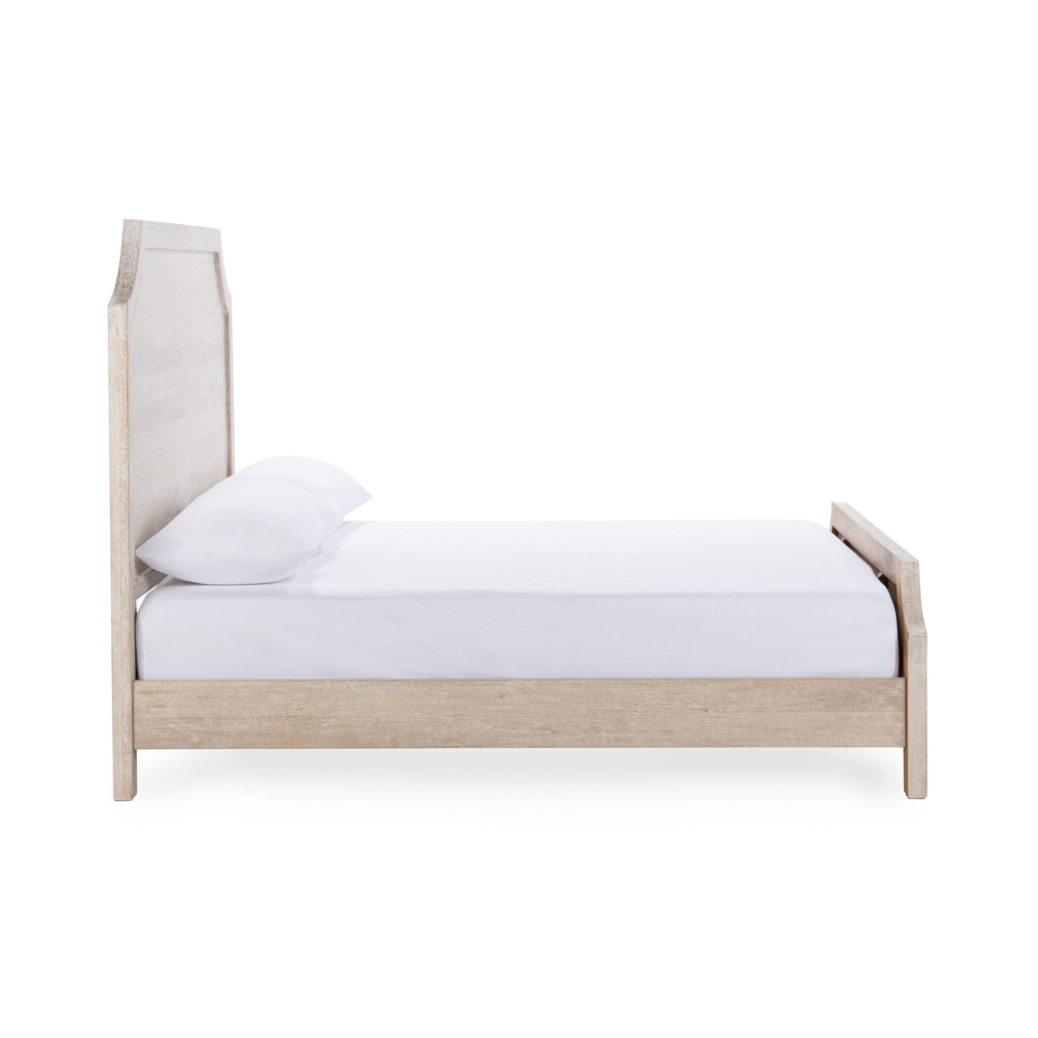 Westmont - Mango Wood Bed Eastern King - White
