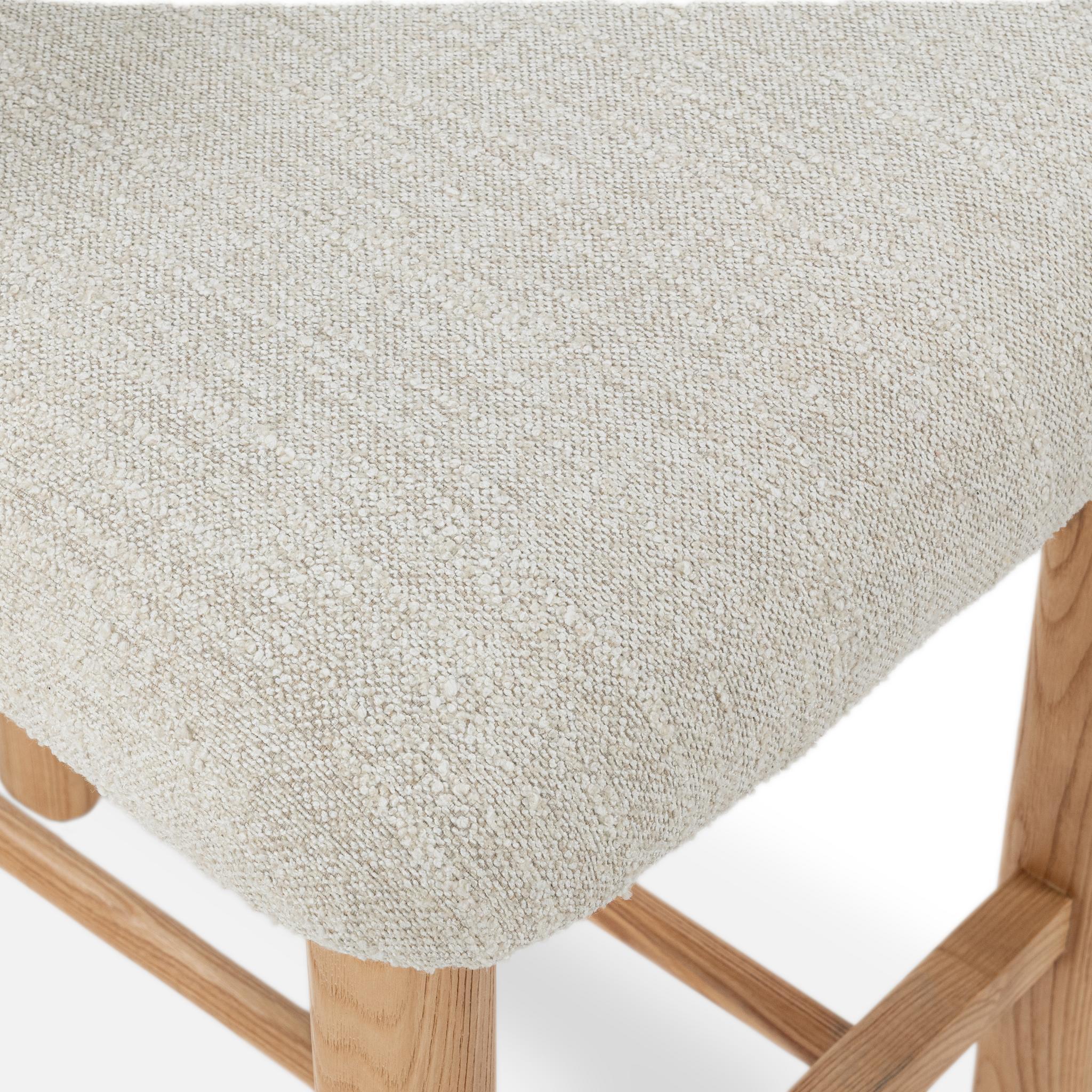 Delancey - Upholstered Counter Stool - Autumn Cream