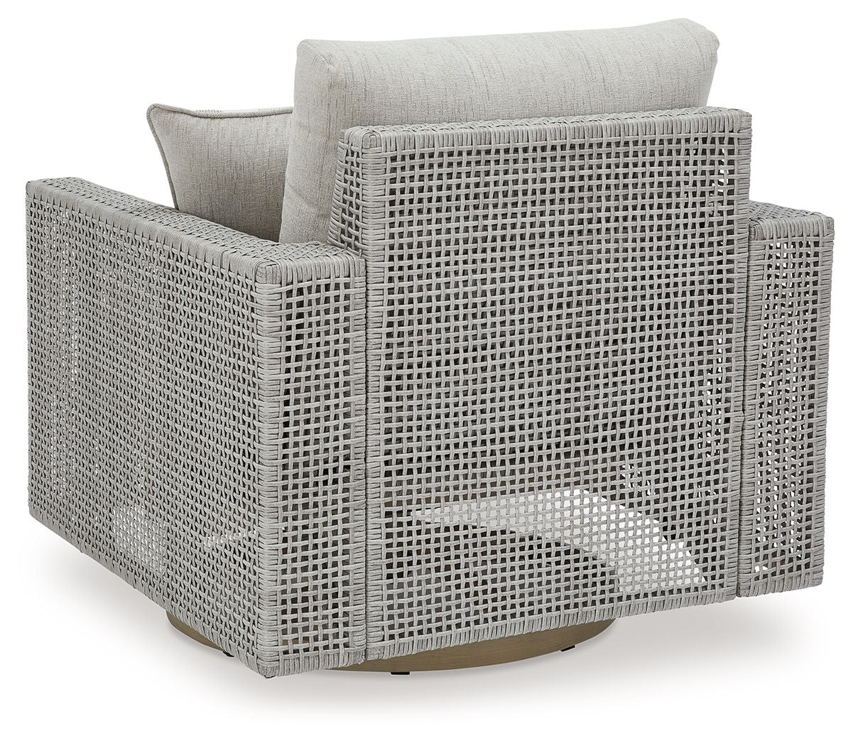 Seton Creek - Swivel Lounge With Cushion - Gray