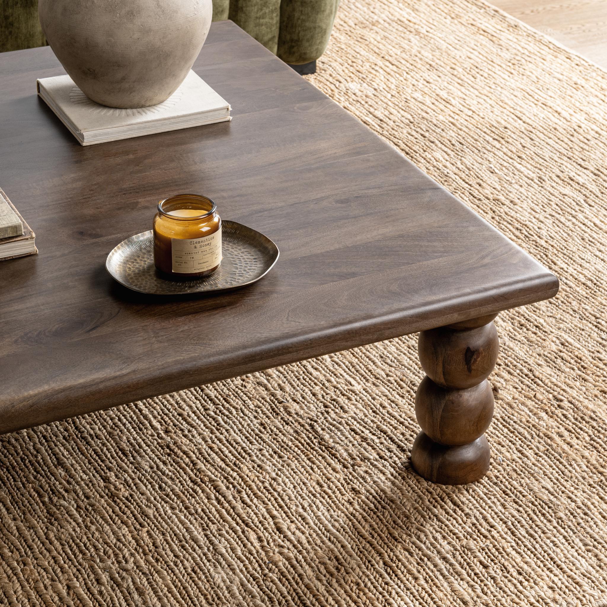 Adir - Square Coffee Table - Tundra Brown