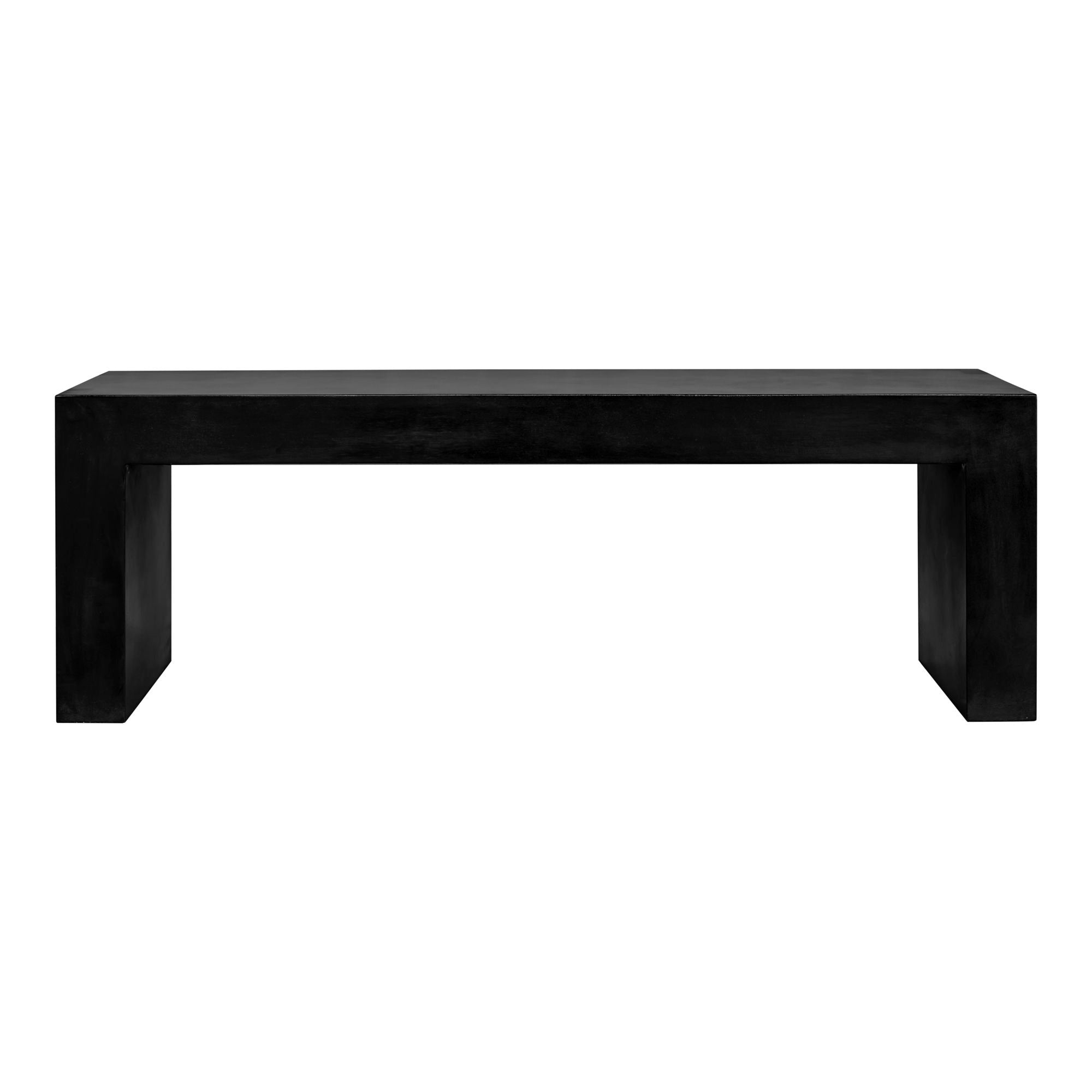 Lazarus - Outdoor Bench - Black