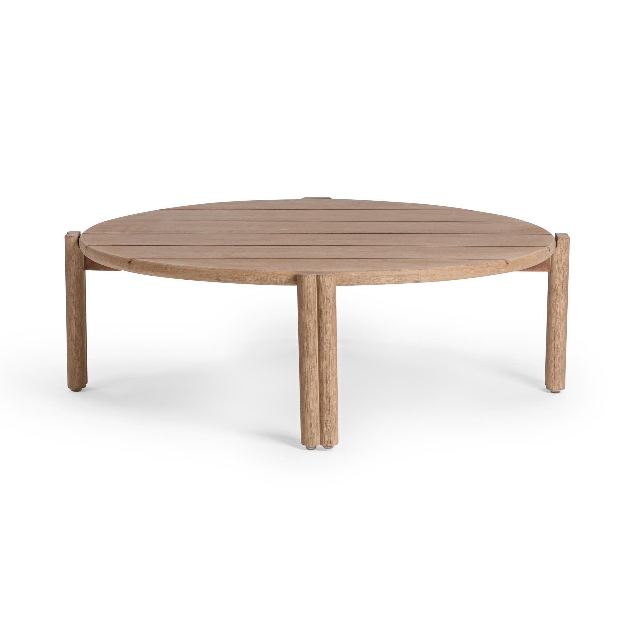 Oliver - Outdoor Round Coffee Table - Butterscotch