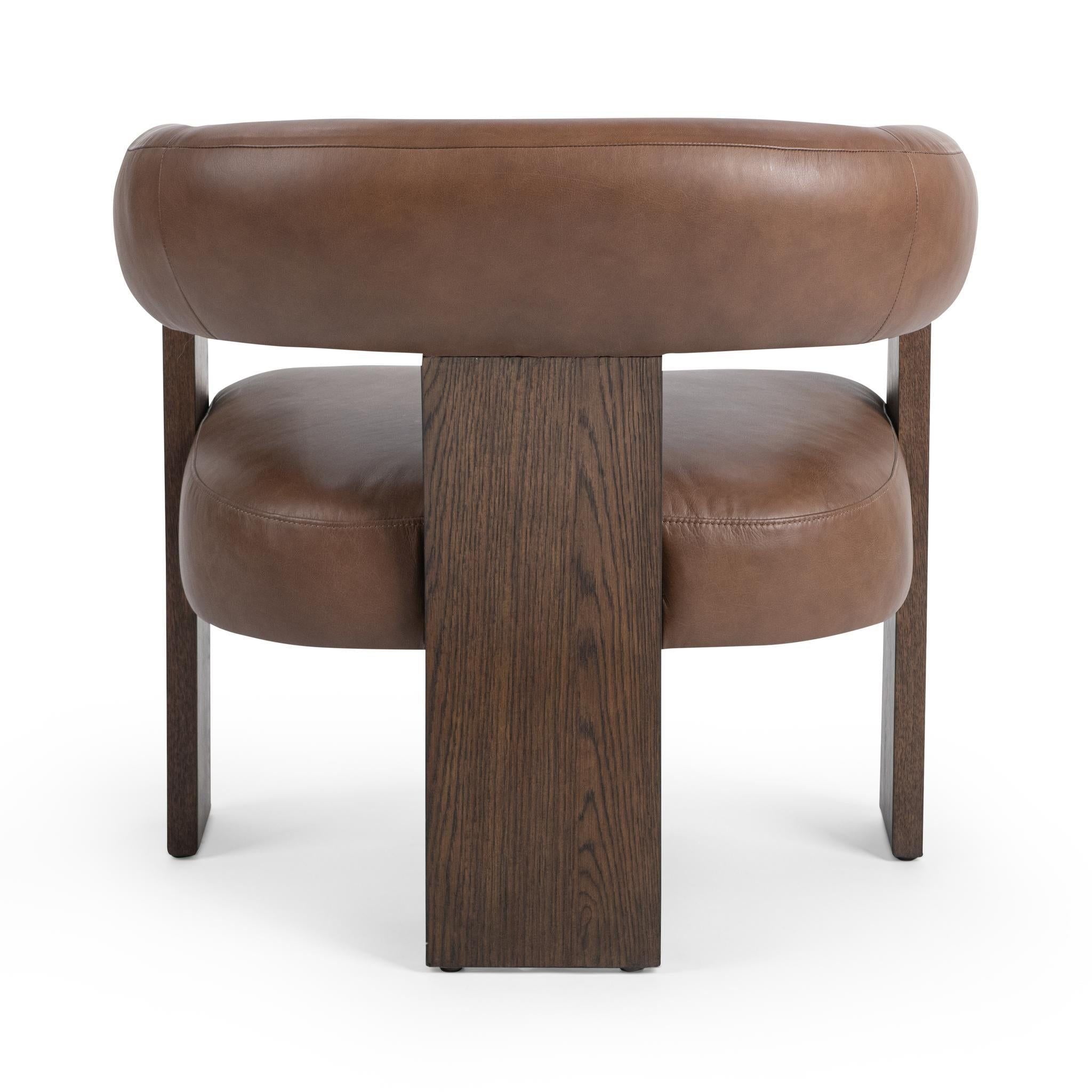 Julina - Accent Chair - Rich Cocoa