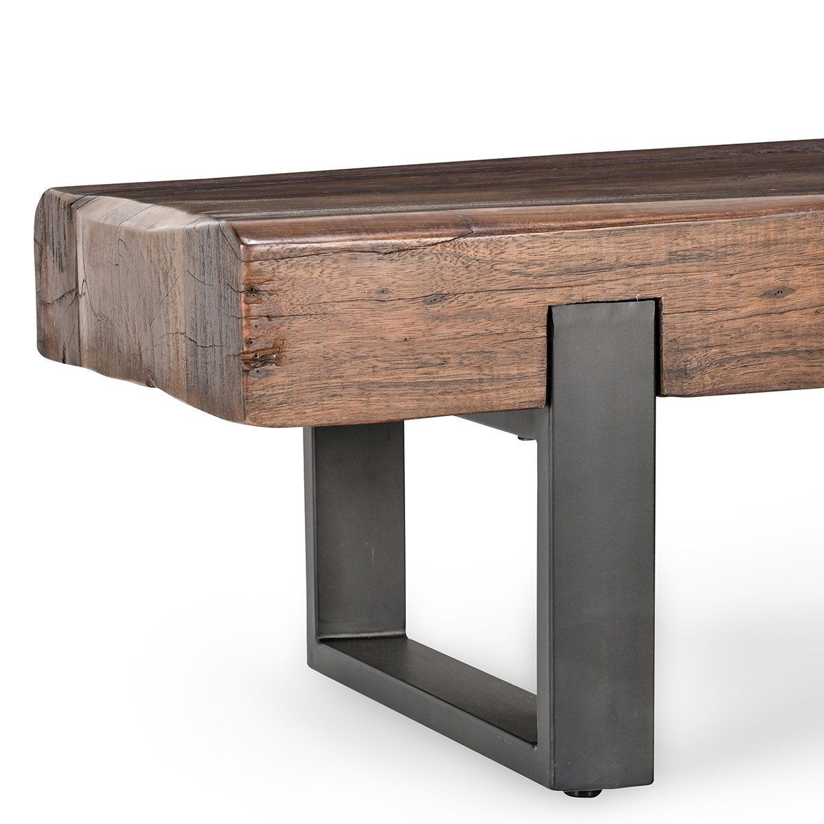 Duarte - Solid Wood Bench - Reclaimed Brown