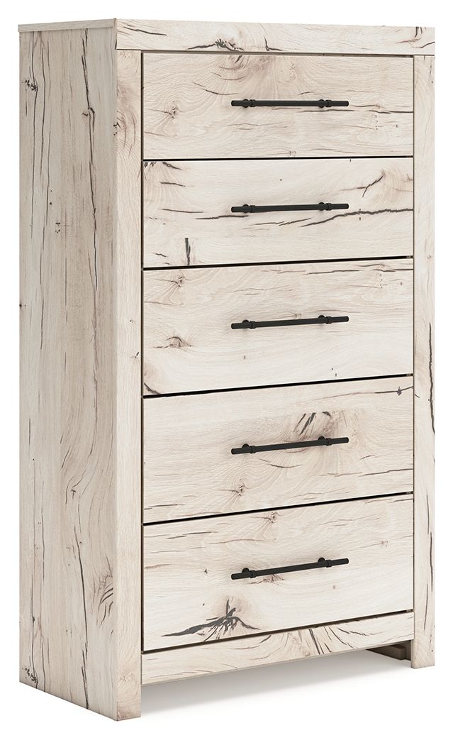 Lawroy - Light Natural - Five Drawer Chest