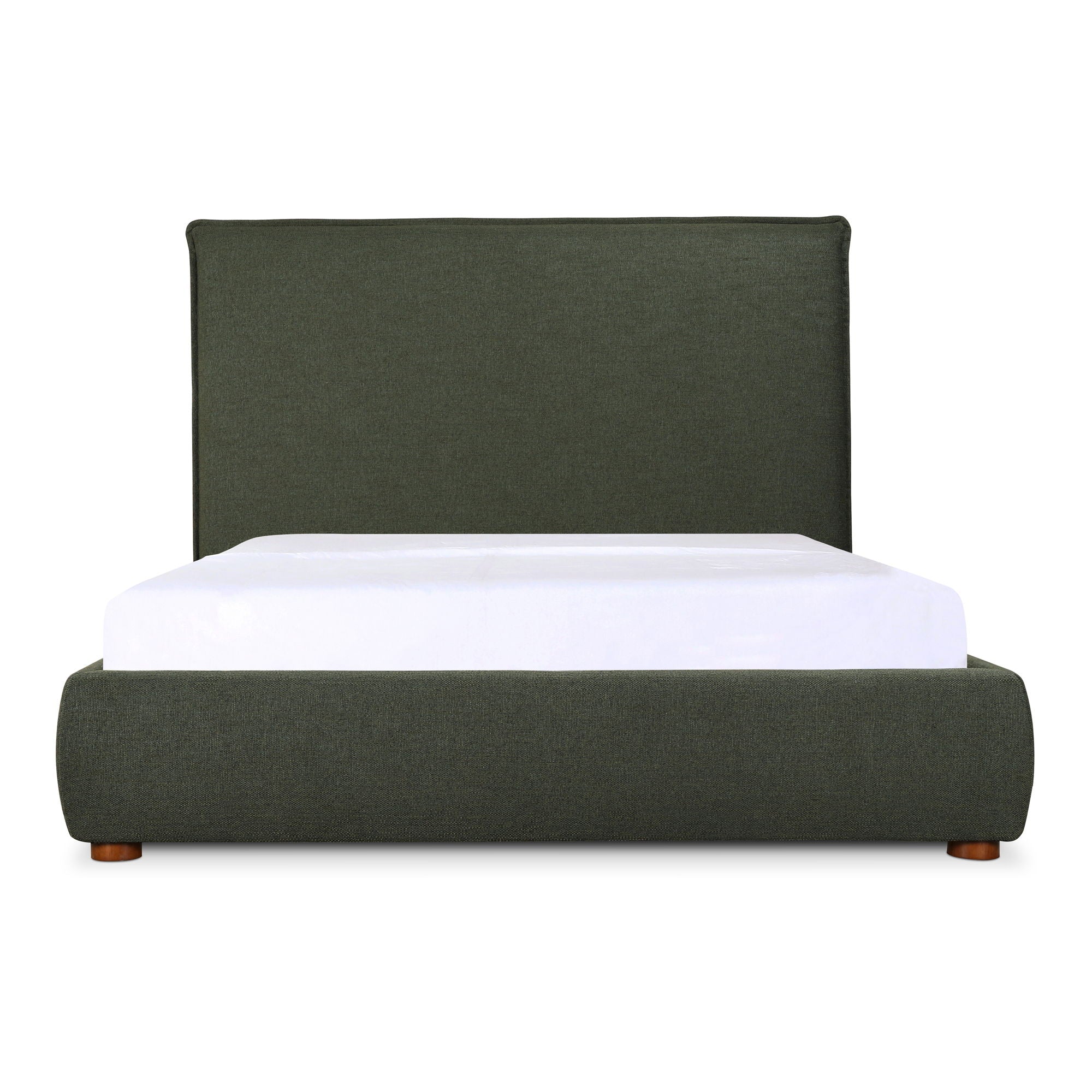 Luzon - Queen Bed Tall Headboard - Deep Forest