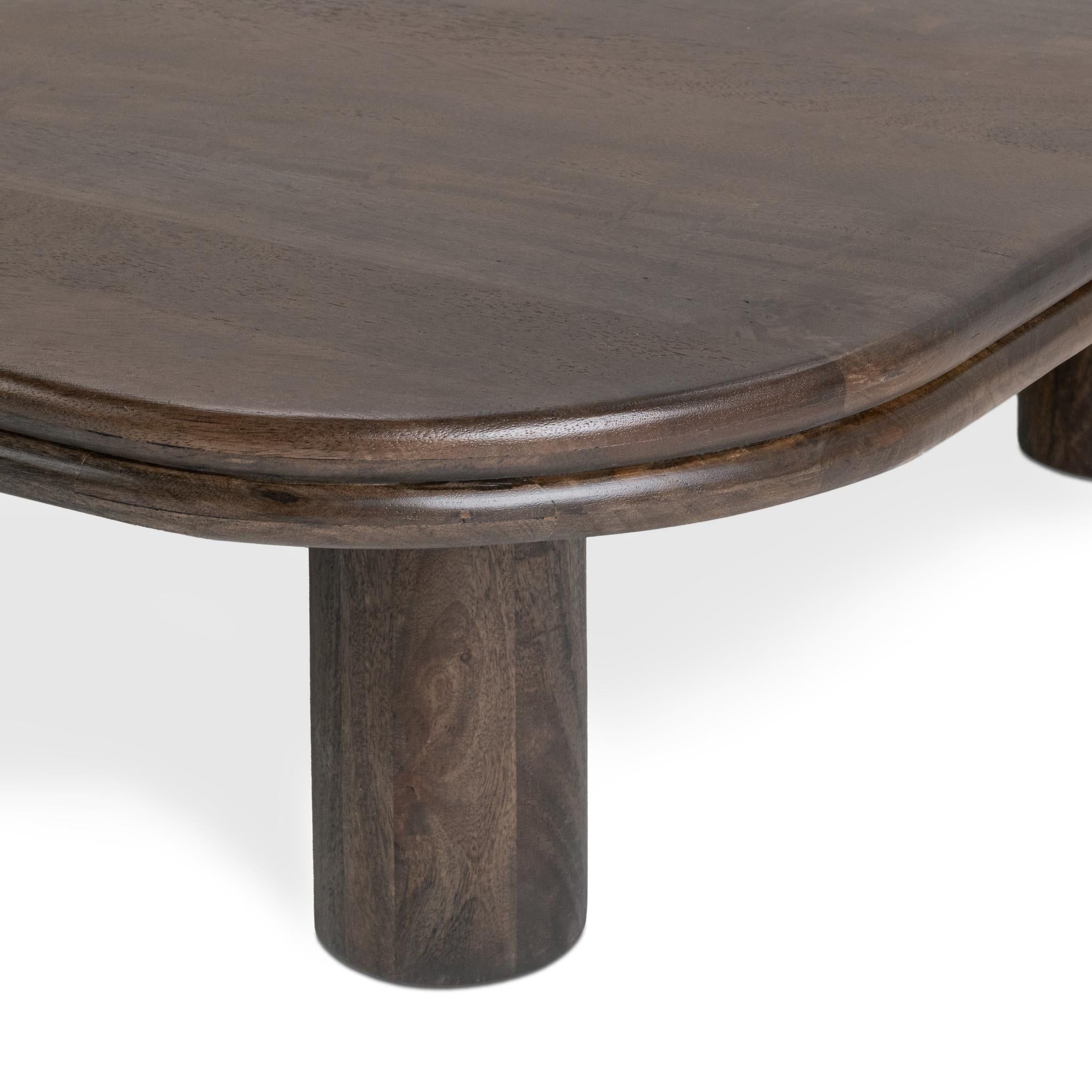 Miranda - Square Coffee Table - Cocoa Brown