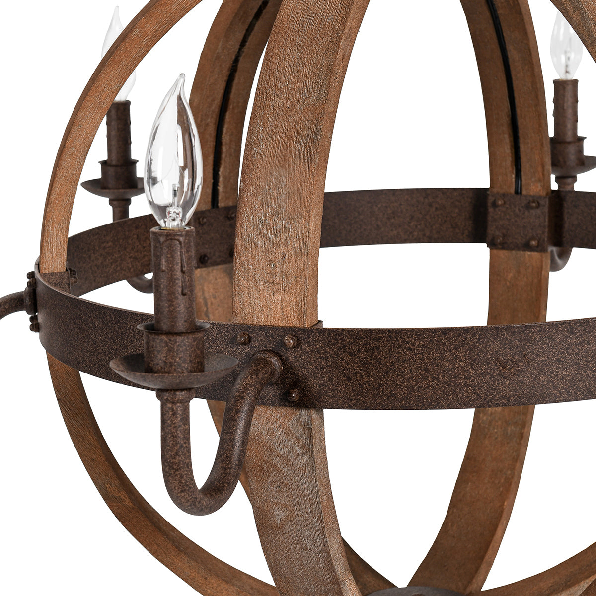 Tarsus - Chandelier - Brown