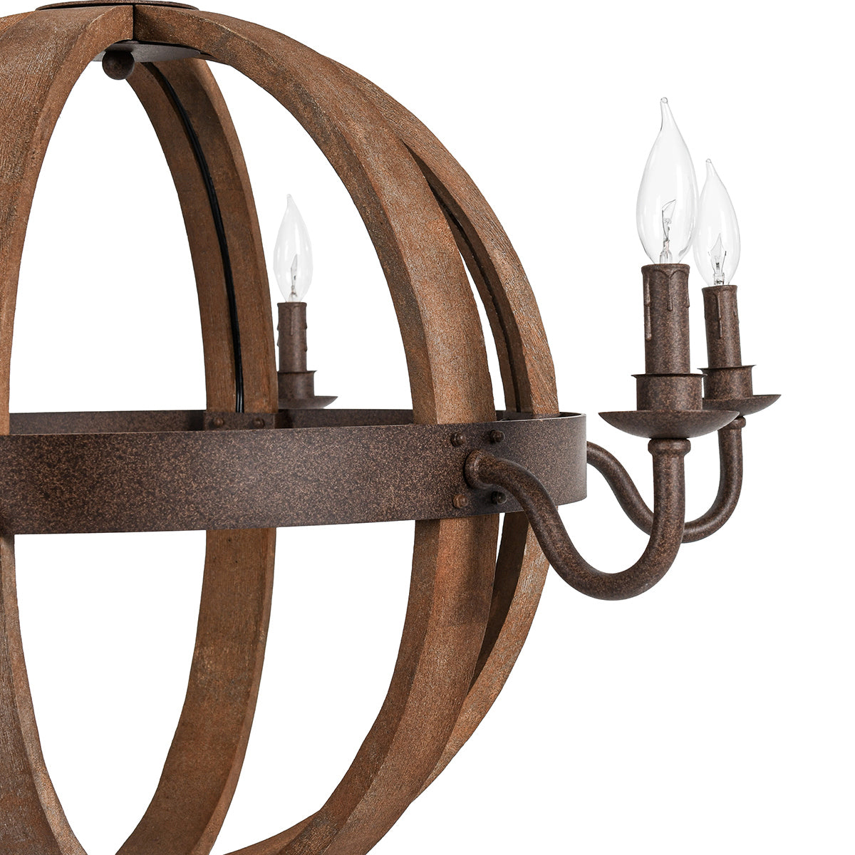 Tarsus - Chandelier - Brown