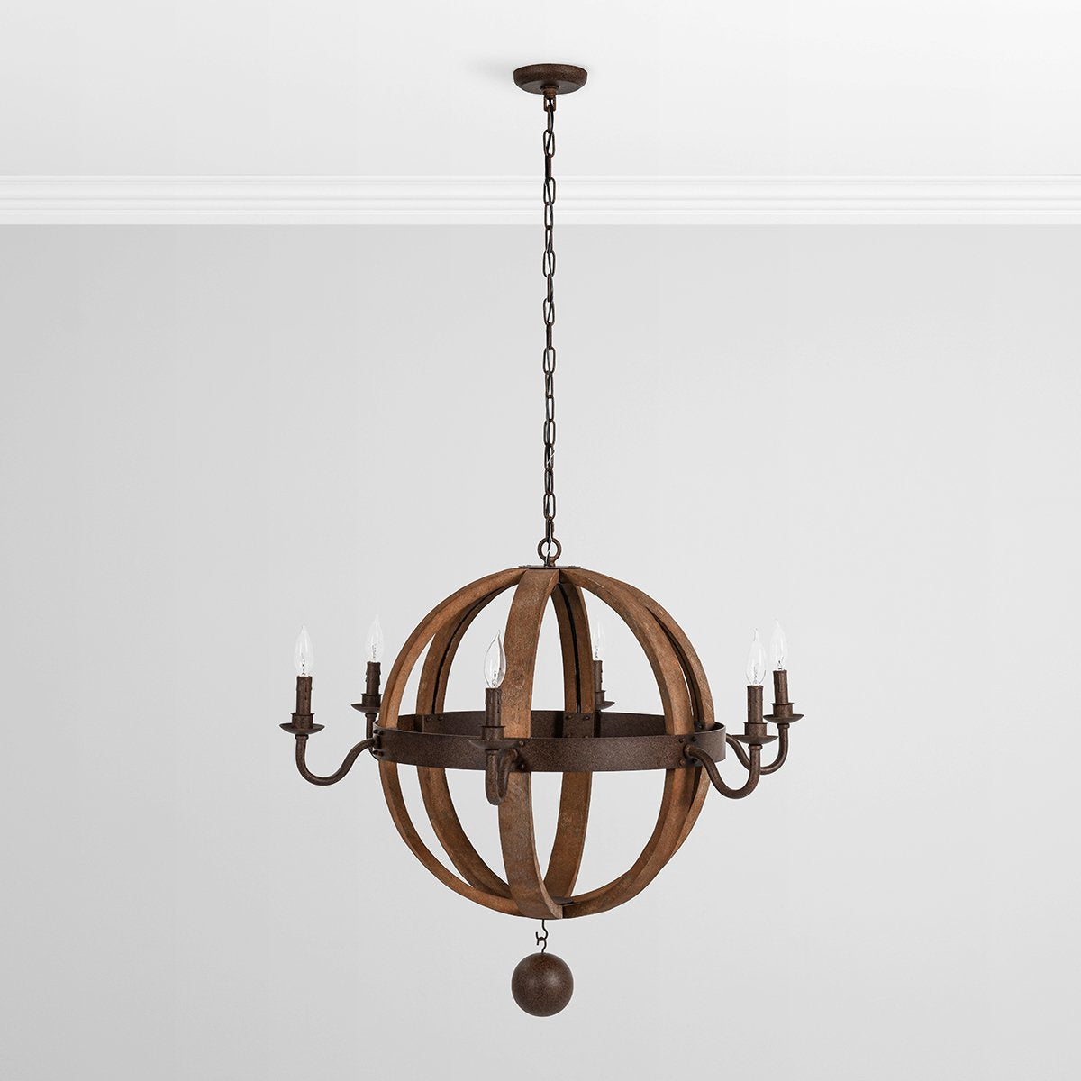 Tarsus - Chandelier - Brown