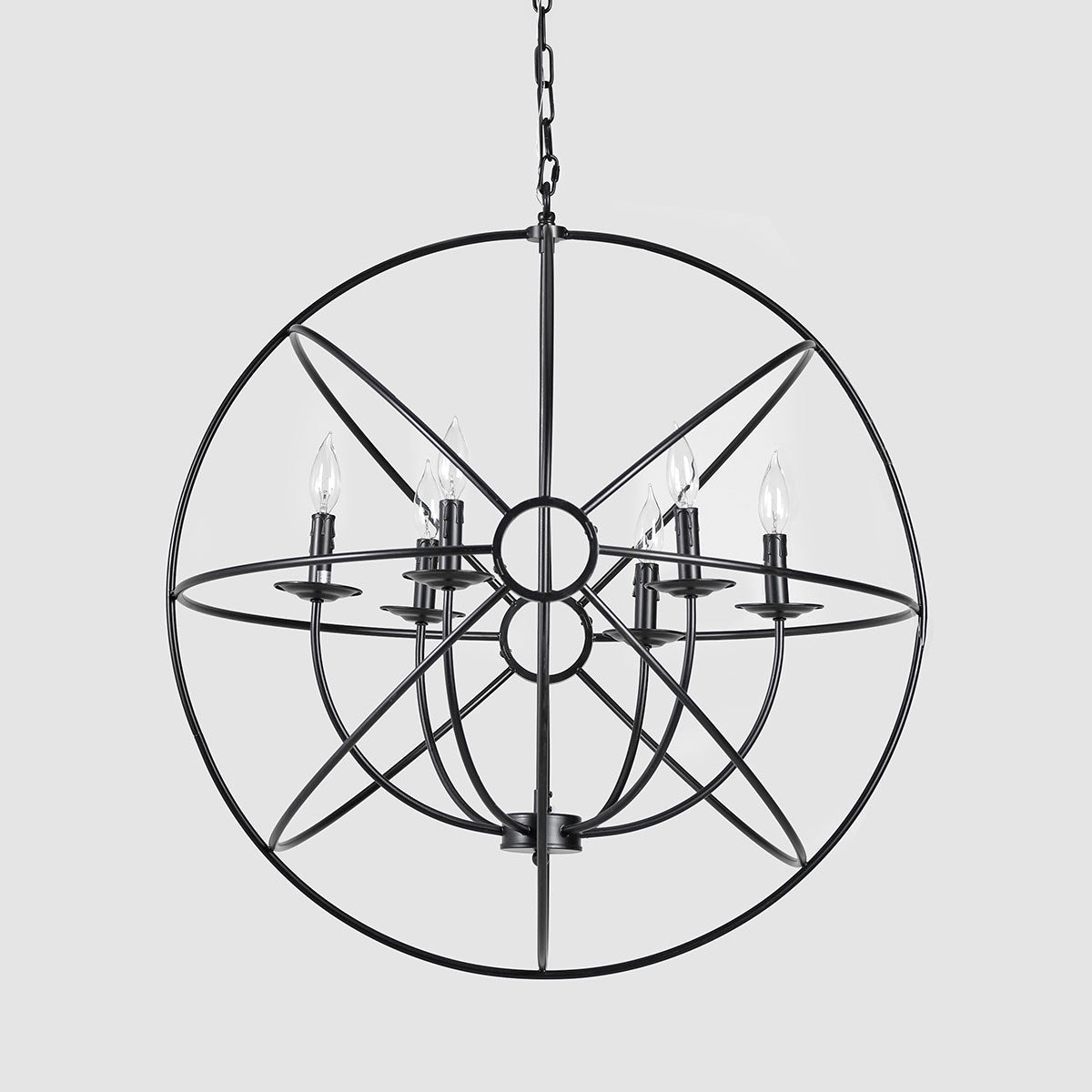 Derince - Chandelier - Black