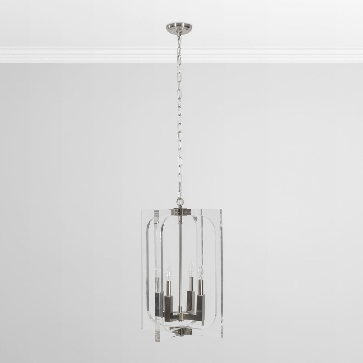 Ellison - Chandelier - Clear/Nickel