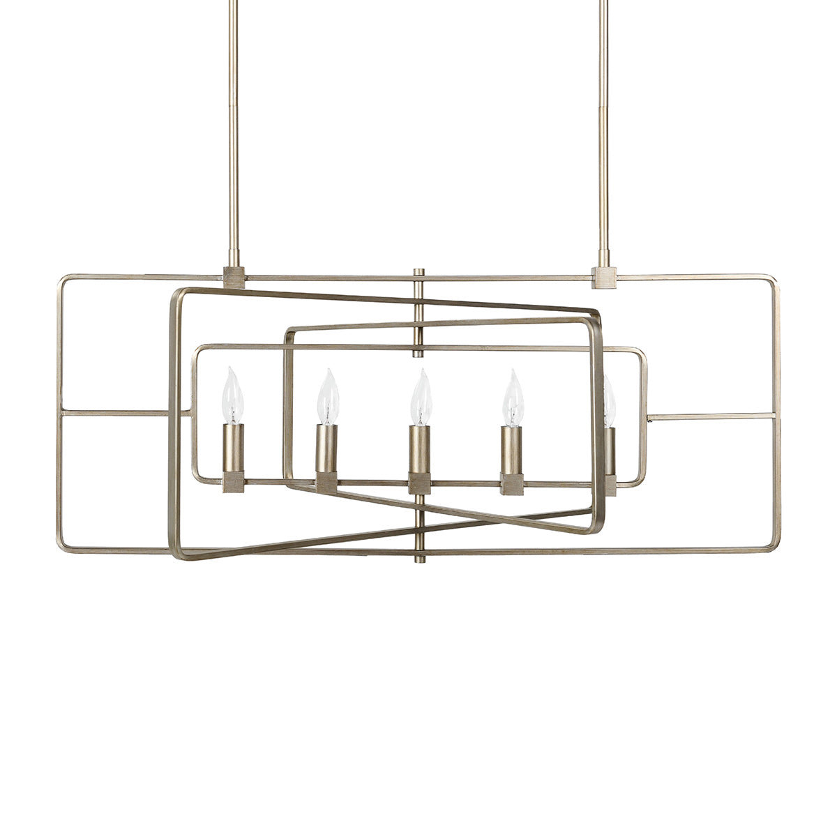 Sydney - Chandelier - Antique Silver