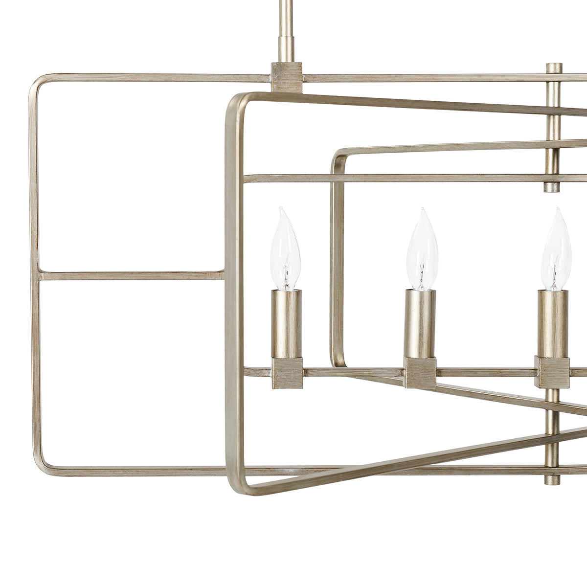 Sydney - Chandelier - Antique Silver
