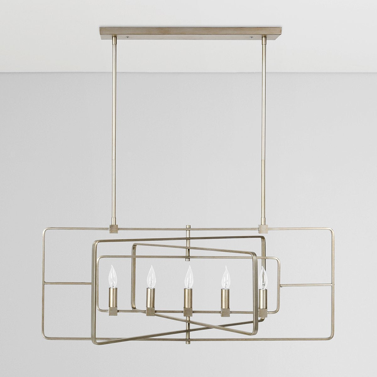 Sydney - Chandelier - Antique Silver