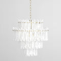 Everly - Chandelier - Clear/White