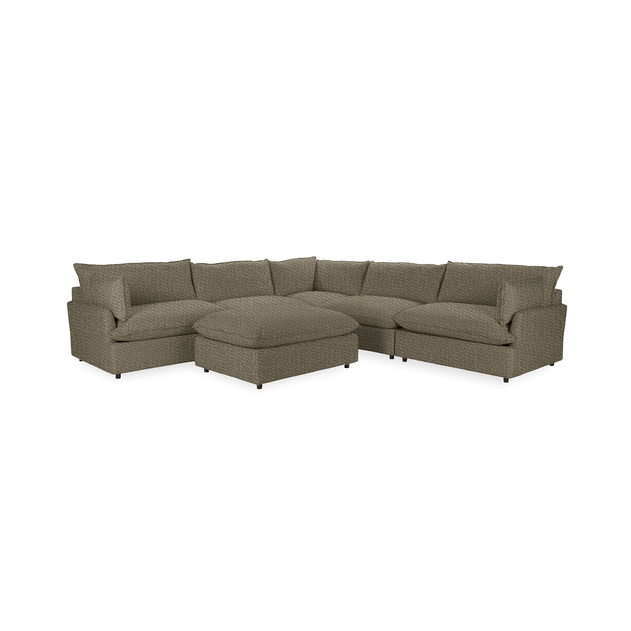 Caplan - 6 Piece Modular Sectional With Ottoman