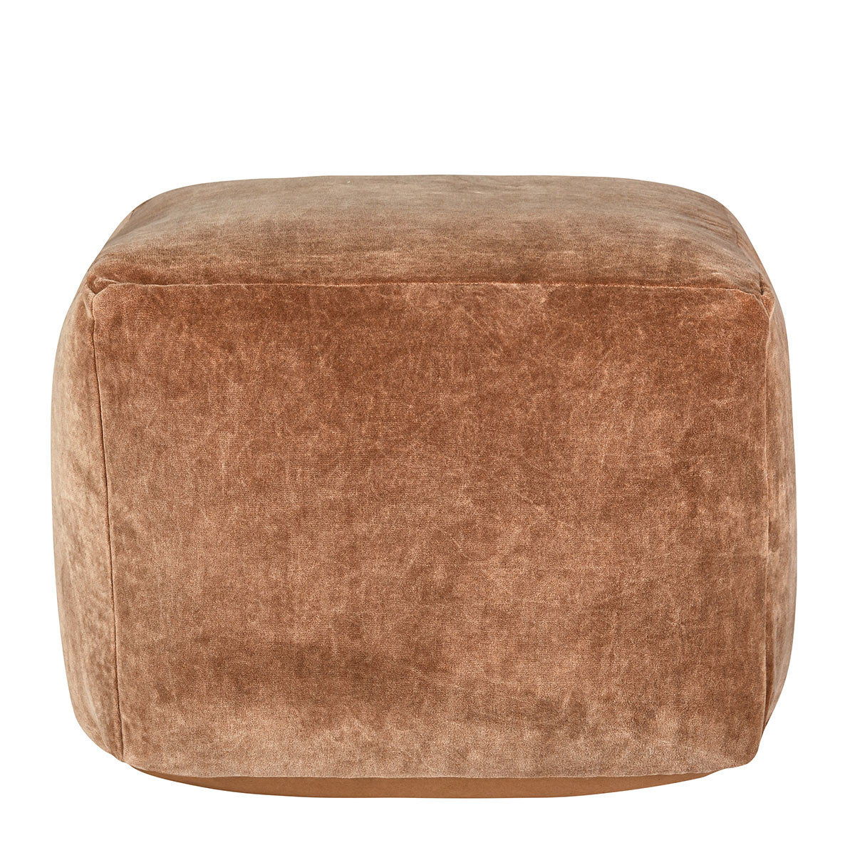 Heirloom - Velvet Pouf - Hazel