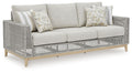 Seton Creek - Sofa With Cushion - Gray