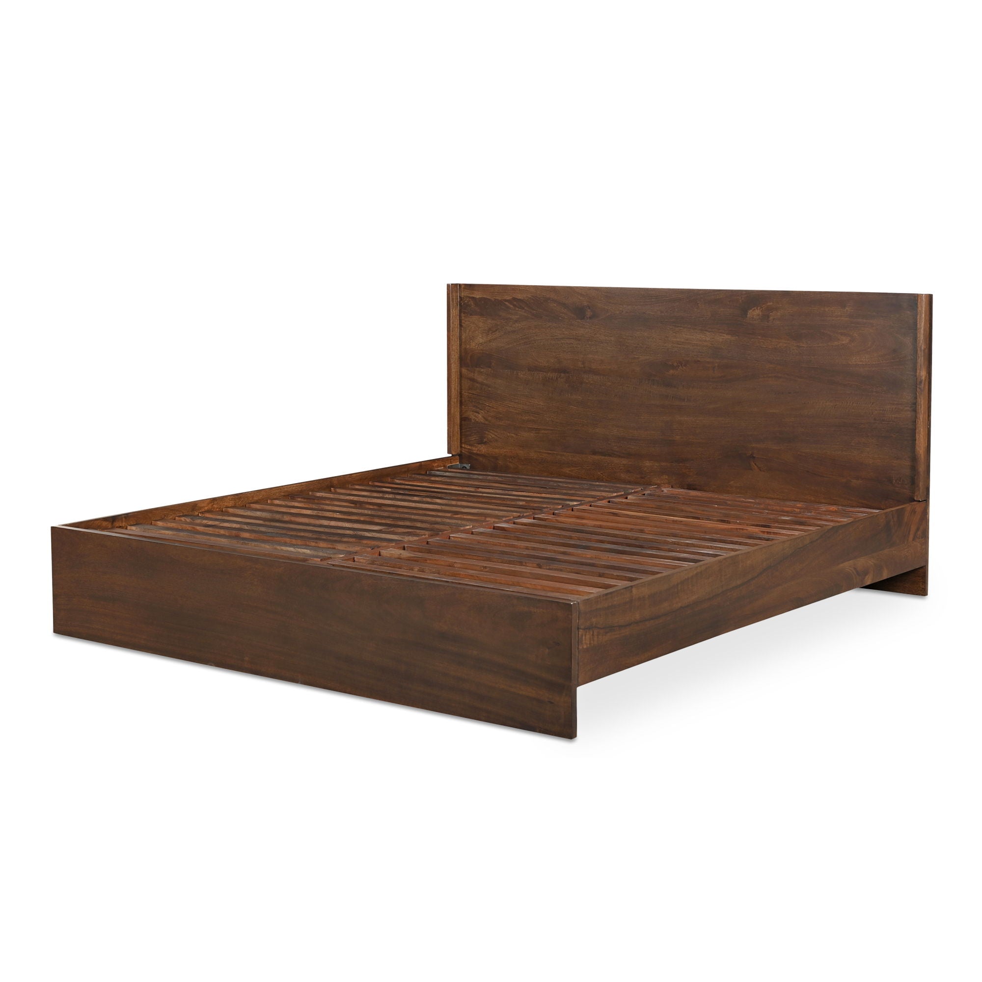 Everett - Queen Bed - Dark Brown