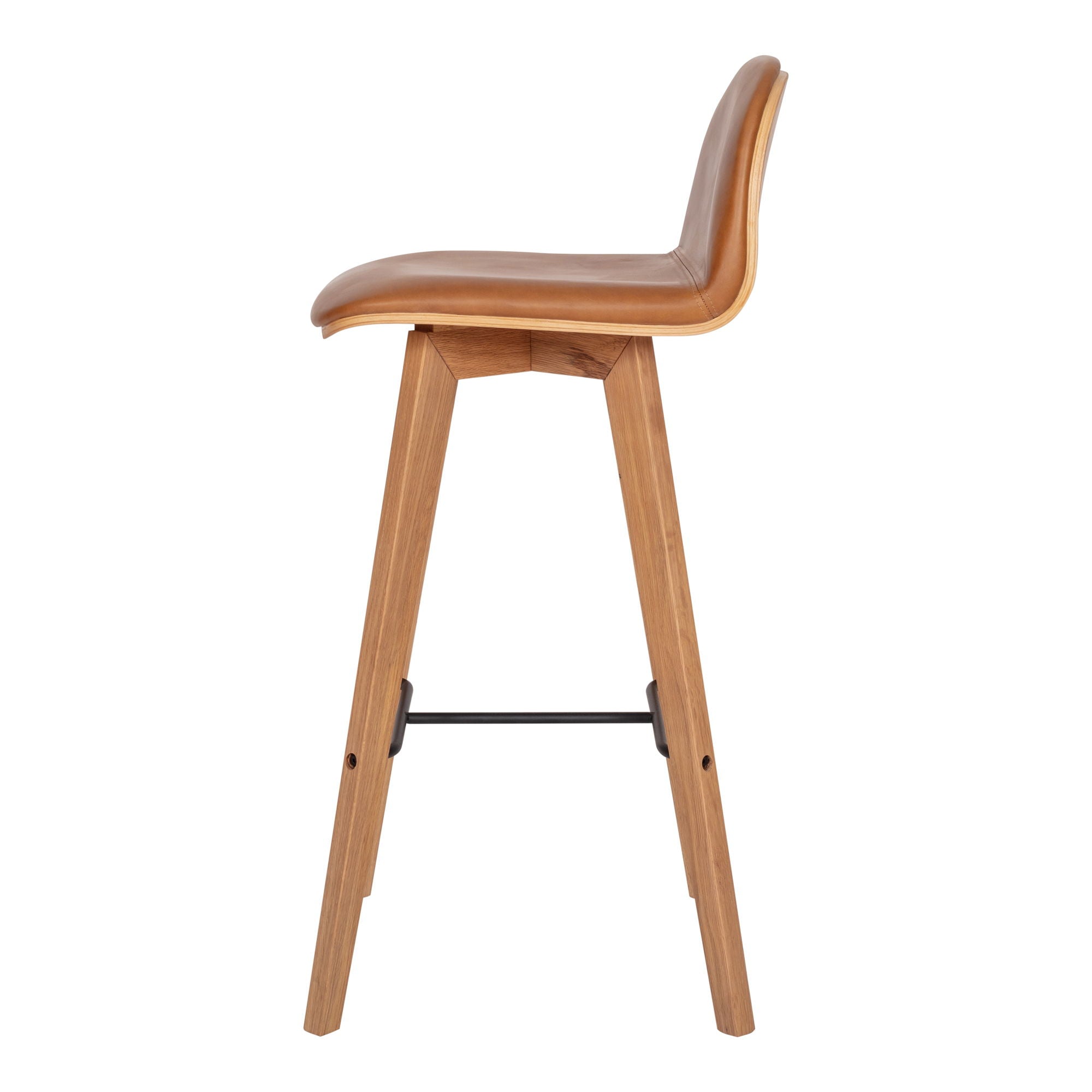 Napoli - Leather Barstool - Tan