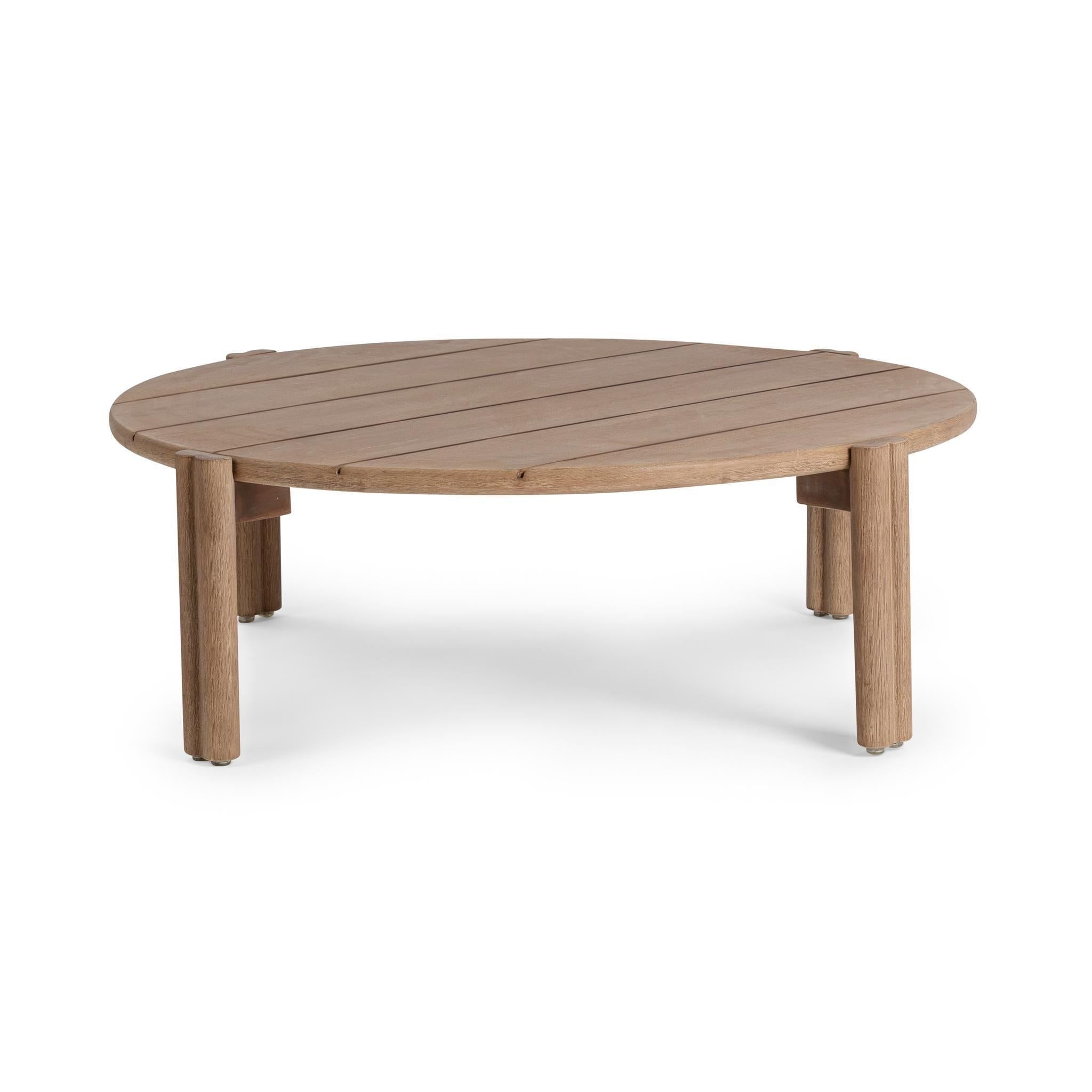 Oliver - Outdoor Round Coffee Table - Butterscotch