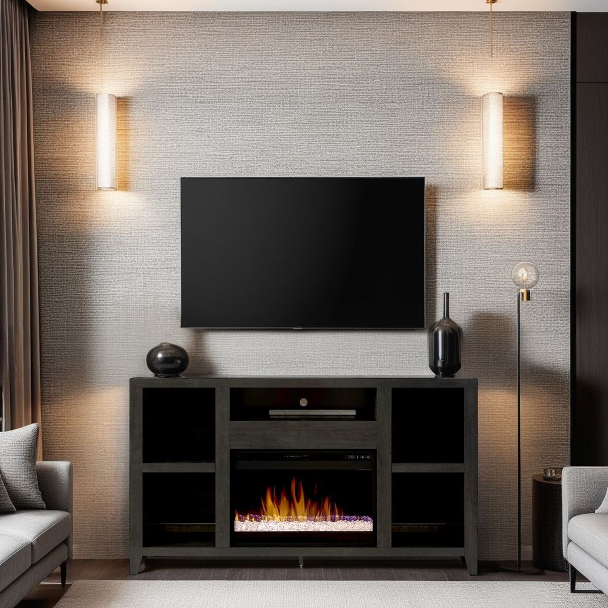 Urban Loft - Electric Fireplace TV Console