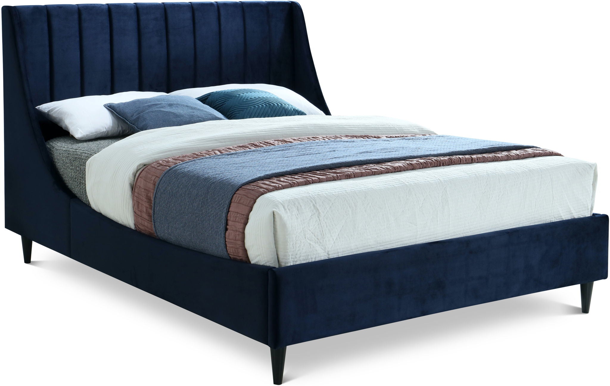 Eva - Velvet Bed