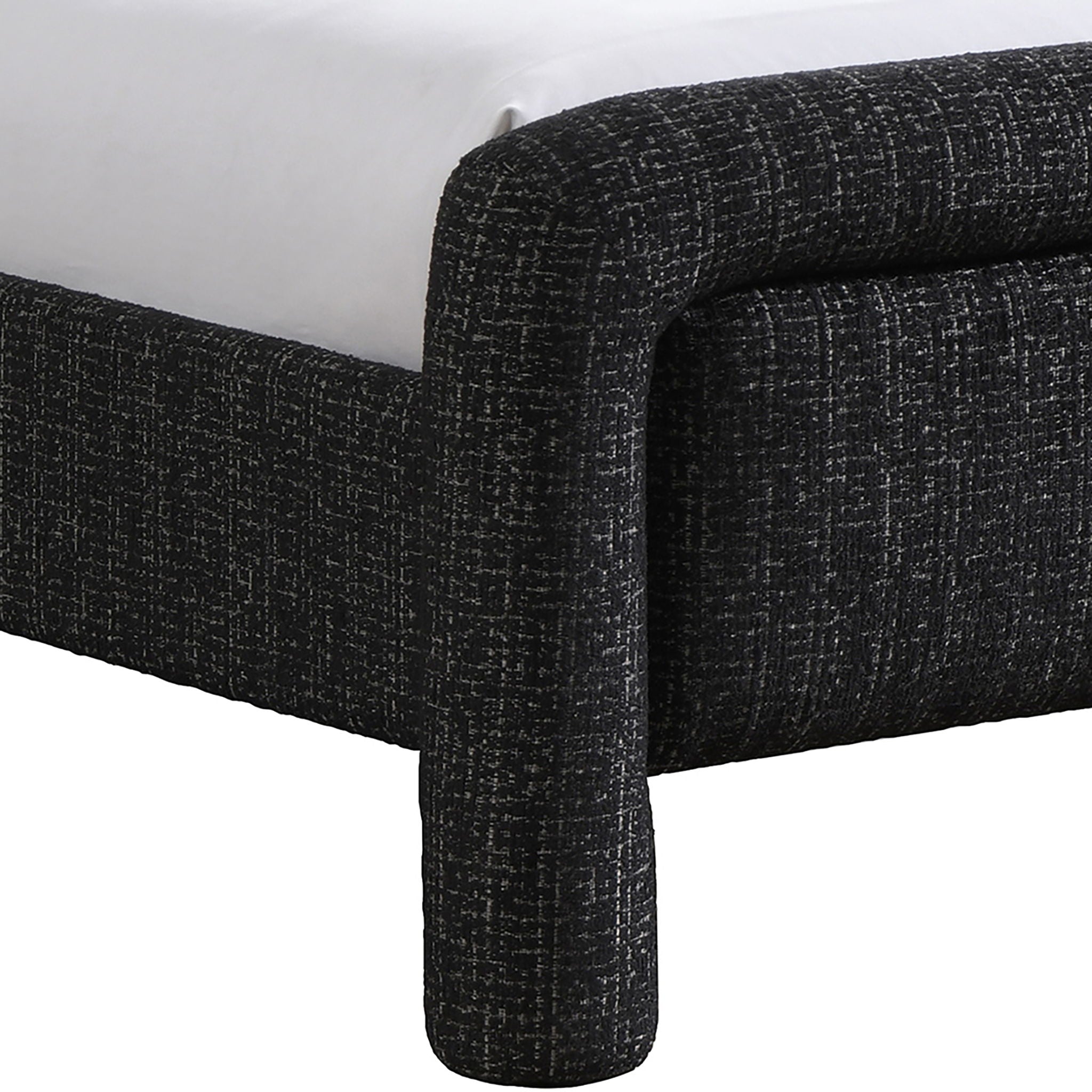 Baylor - Fabric With Interwoven Chenille Upholstered Bed