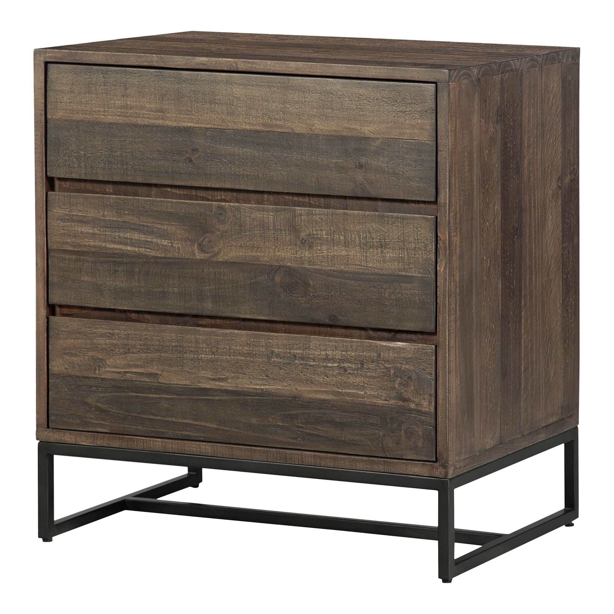 Elena - 3 Drawer Chest - Brown