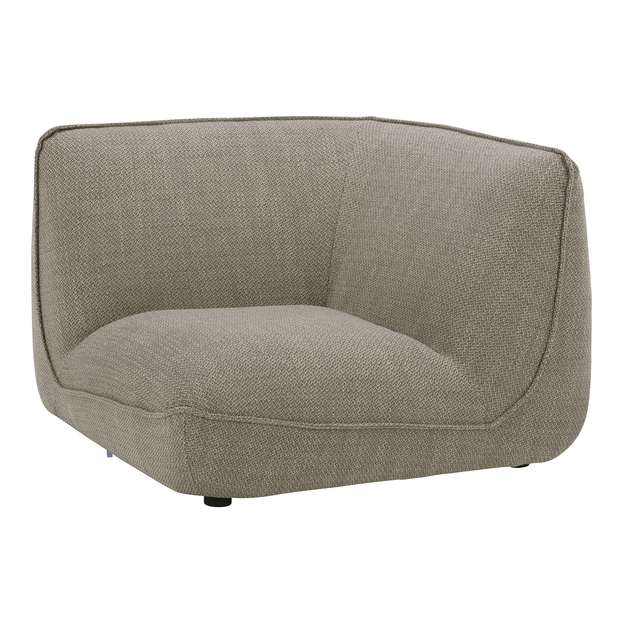 Zeppelin - Corner Chair - Dark Gray