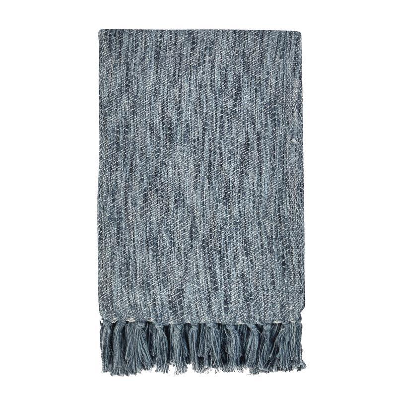 Throws - TC Sharma Throw - Denim Blue