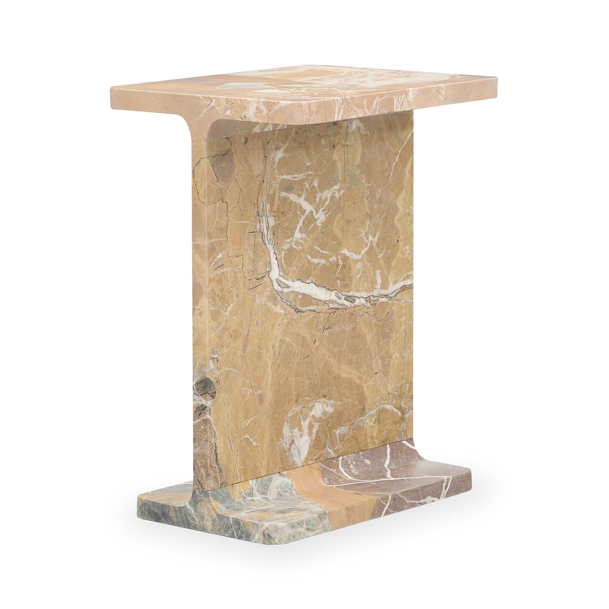 Delaney - Marble Rectangle Accent Table