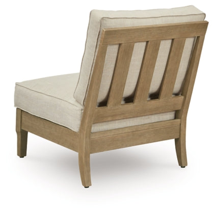 Clare View Armless Chair w/Cushion