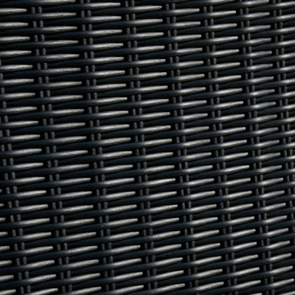 Beachcroft Black & Light Gray Outdoor Dining Chairs (Arm & Side) with Nuvella Performance Fabric