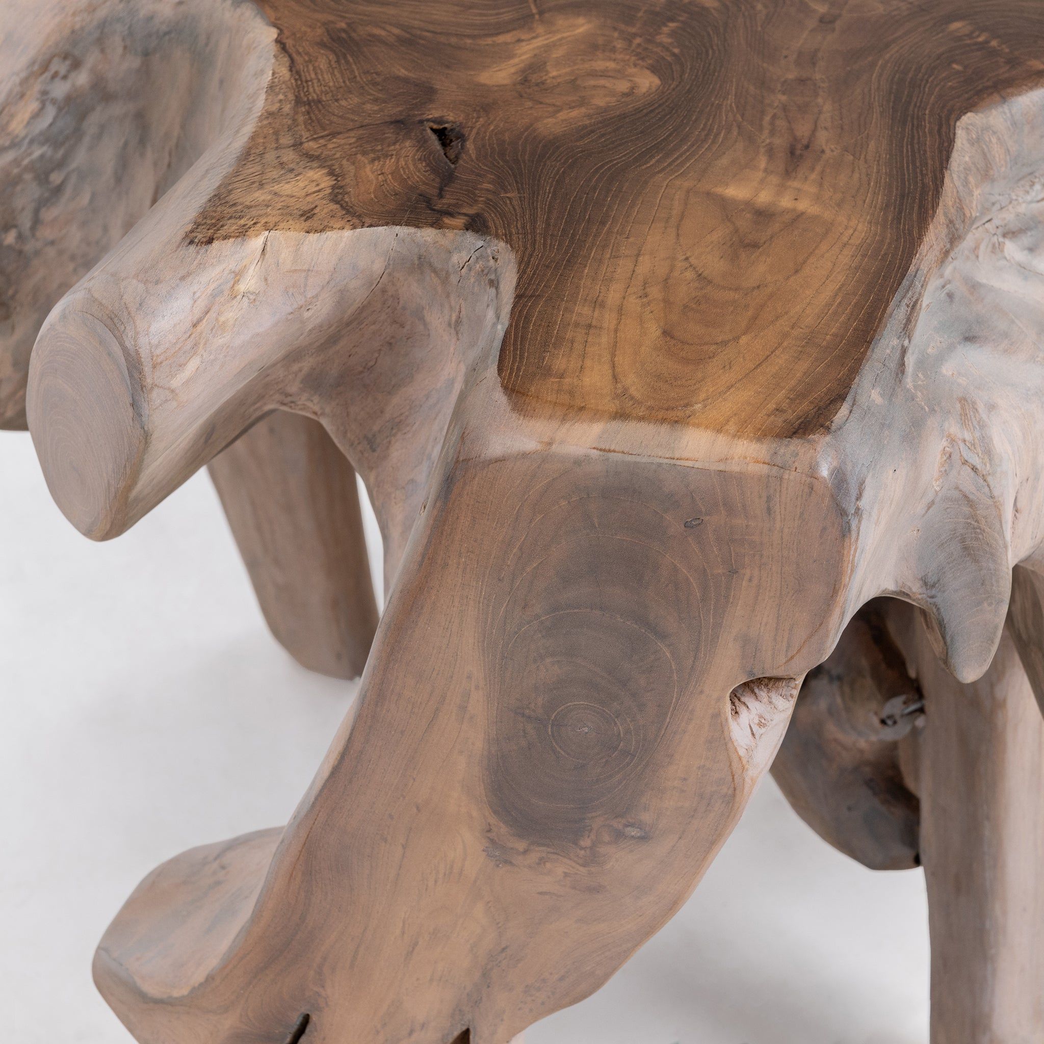 Cypress - Teak Root End Table