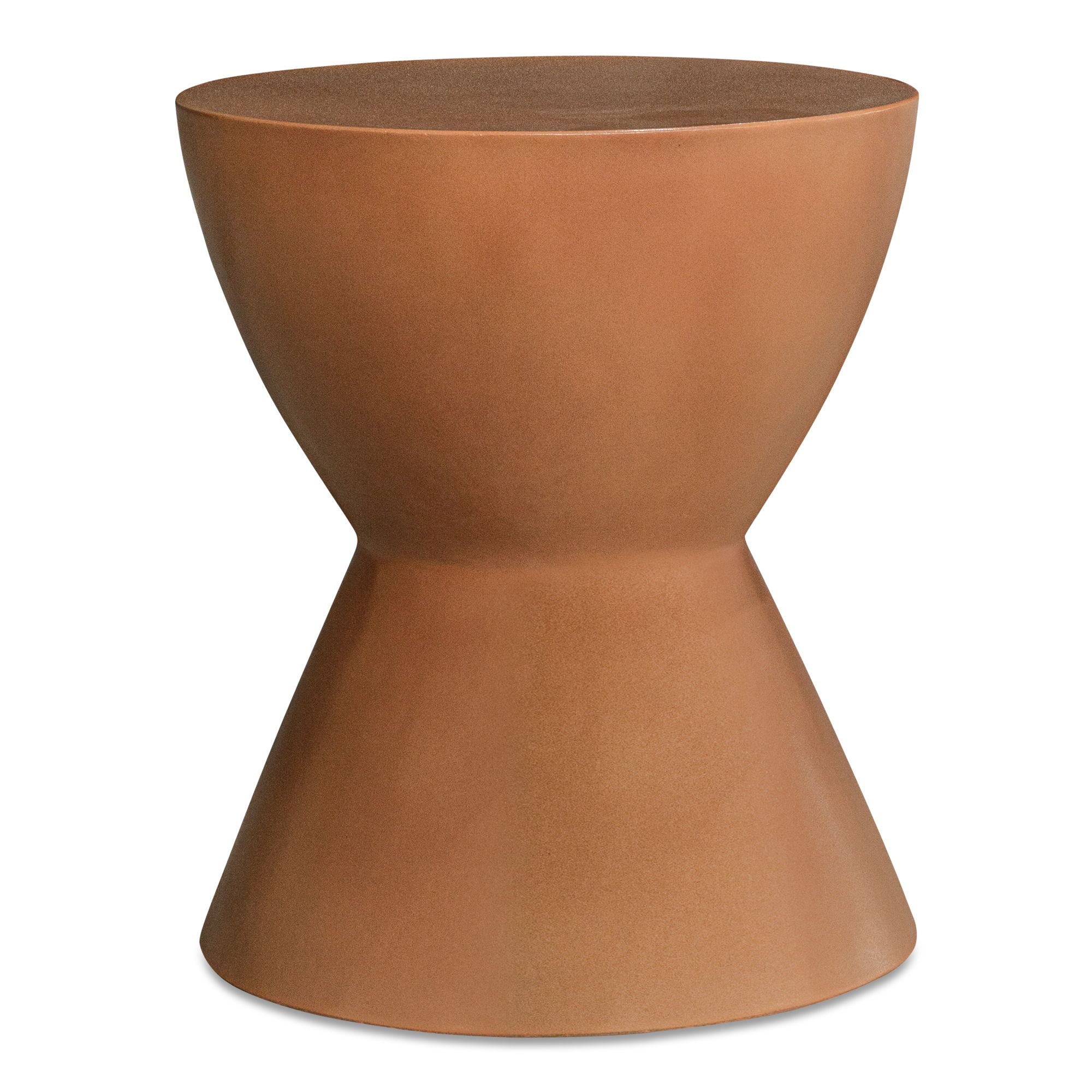 Hourglass - Outdoor Stool - Light Brown