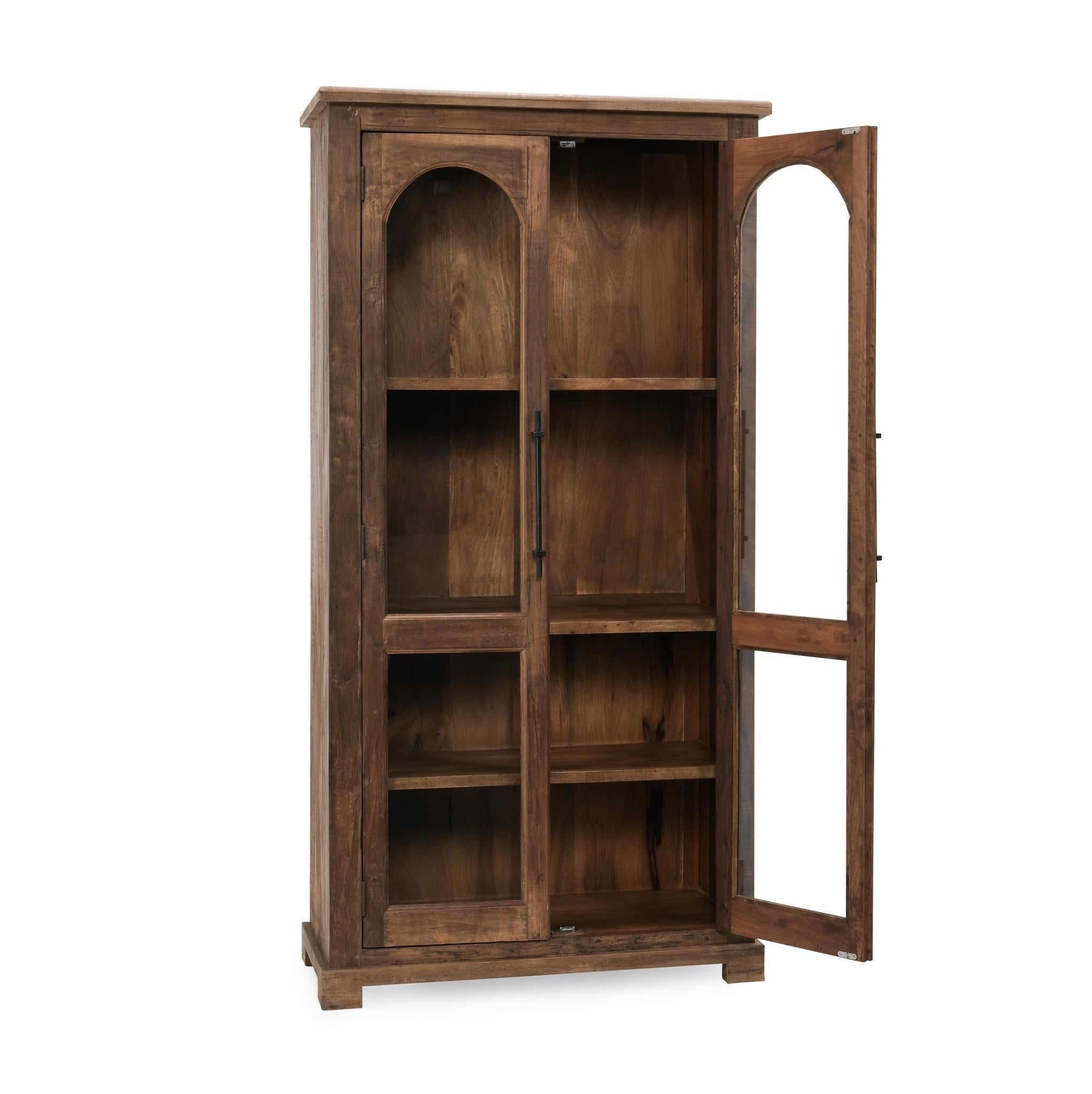 Zion - Reclaimed Wood Tall Cabinet - Natural