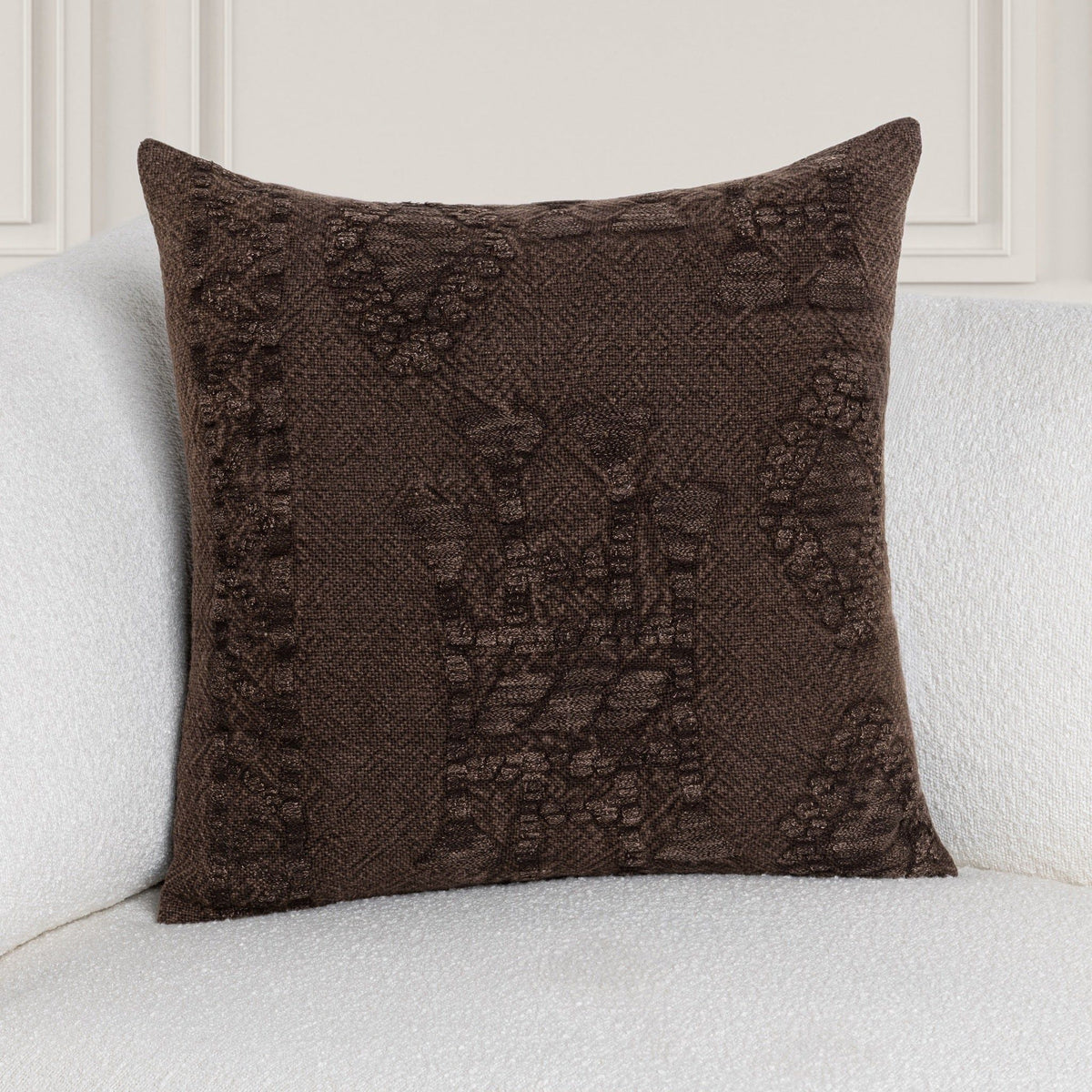 Abbey - 22" x 22"Pillow - Sierra Brown - Select Living Furniture - Accent Pillows - Villa - V320052 - Abbey - 22" x 22"Pillow - Sierra Brown -