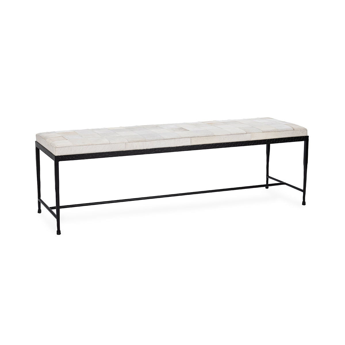 Achen - Hide 60" Bench - Select Living Furniture - Upholstered Benches - Classic Home - 53002074 - Blonde - Achen - Hide 60" Bench -