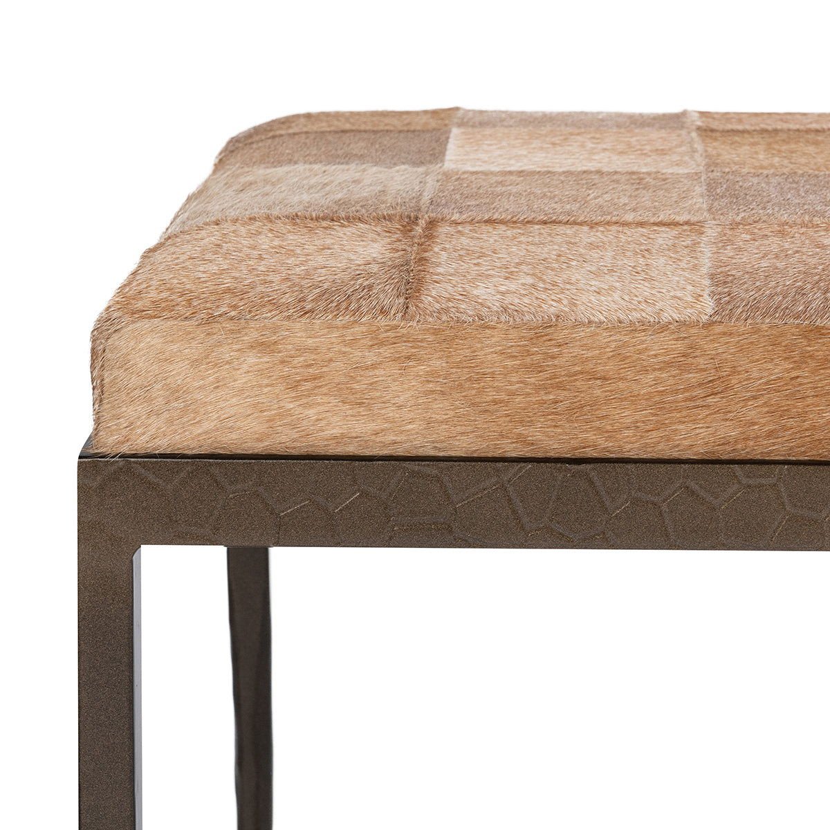 Achen - Hide 60" Bench - Select Living Furniture - Upholstered Benches - Classic Home - 53002074 - Blonde - Achen - Hide 60" Bench -