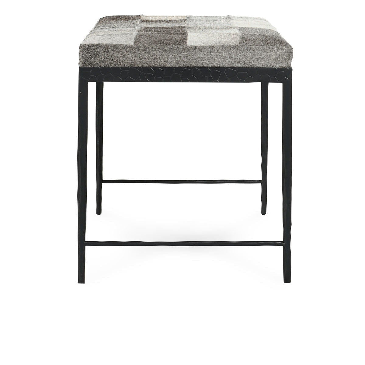 Achen - Hide Bench - Select Living Furniture - Upholstered Benches - Classic Home - 53002017 - Ivory - Achen - Hide Bench -