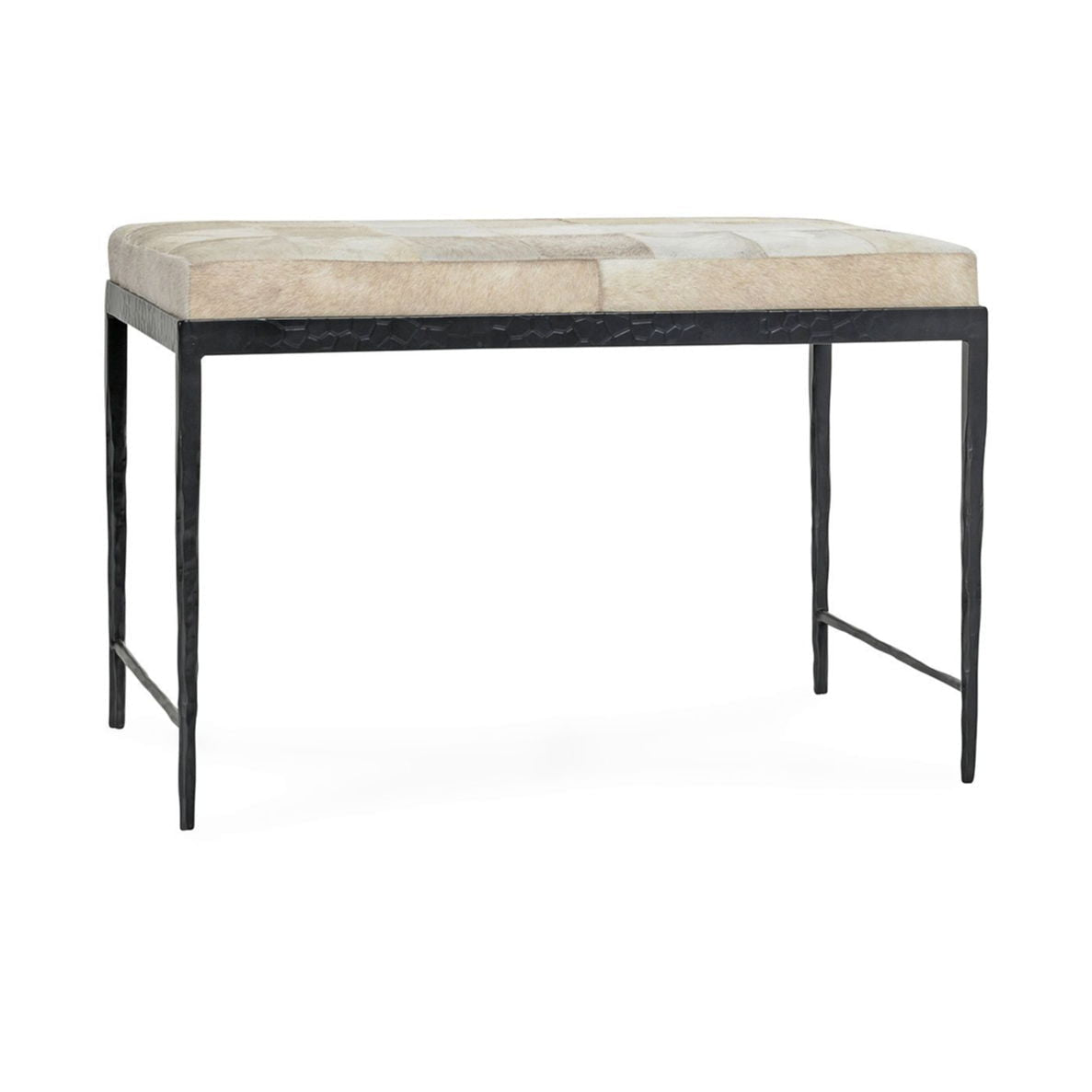Achen - Hide Bench - Select Living Furniture - Upholstered Benches - Classic Home - 53002017 - Ivory - Achen - Hide Bench -