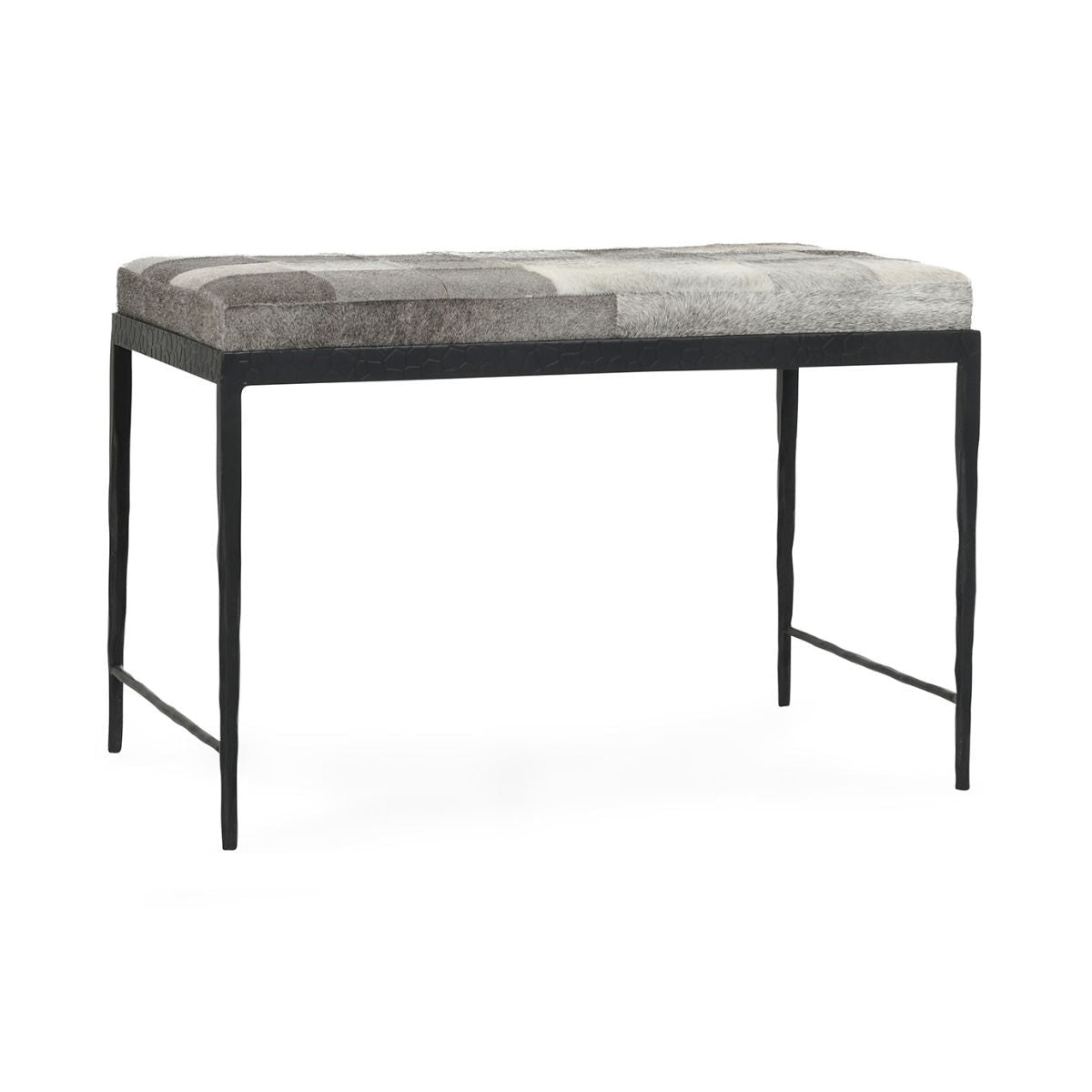 Achen - Hide Bench - Select Living Furniture - Upholstered Benches - Classic Home - 53002017 - Ivory - Achen - Hide Bench -