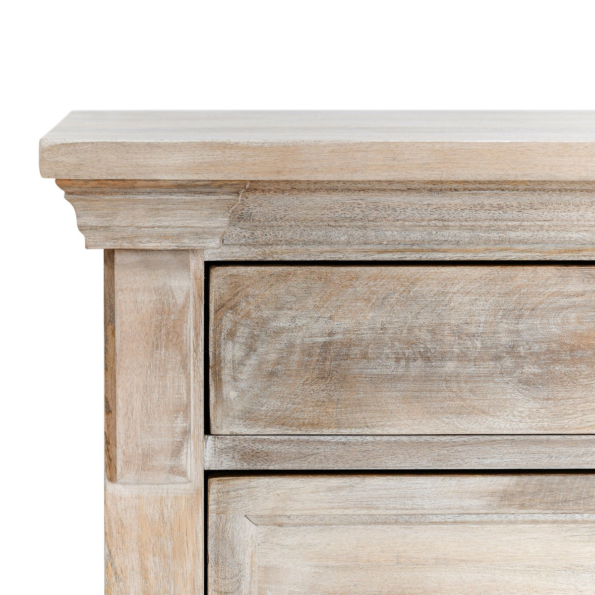 Adelaide - 3 Drawer Nightstand - Natural Cream Wash - Select Living Furniture - Accent Nightstands - Classic Home - 52010679 - Adelaide - 3 Drawer Nightstand - Natural Cream Wash -