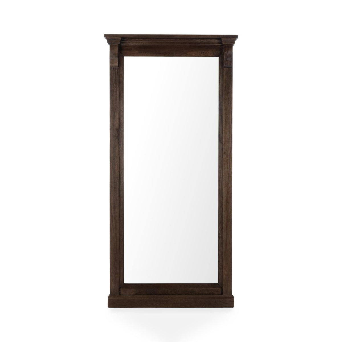 Adelaide - Floor Mirror - Select Living Furniture - Floor Mirrors - Classic Home - 56001805 - Cocoa Brown - Adelaide - Floor Mirror -