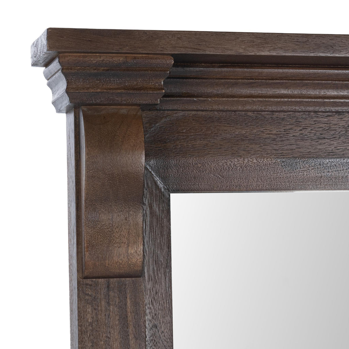 Adelaide - Floor Mirror - Select Living Furniture - Floor Mirrors - Classic Home - 56001805 - Cocoa Brown - Adelaide - Floor Mirror -