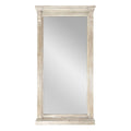 Adelaide - Floor Mirror - Select Living Furniture - Floor Mirrors - Classic Home - 56001763 - Natural White Wash - Adelaide - Floor Mirror -
